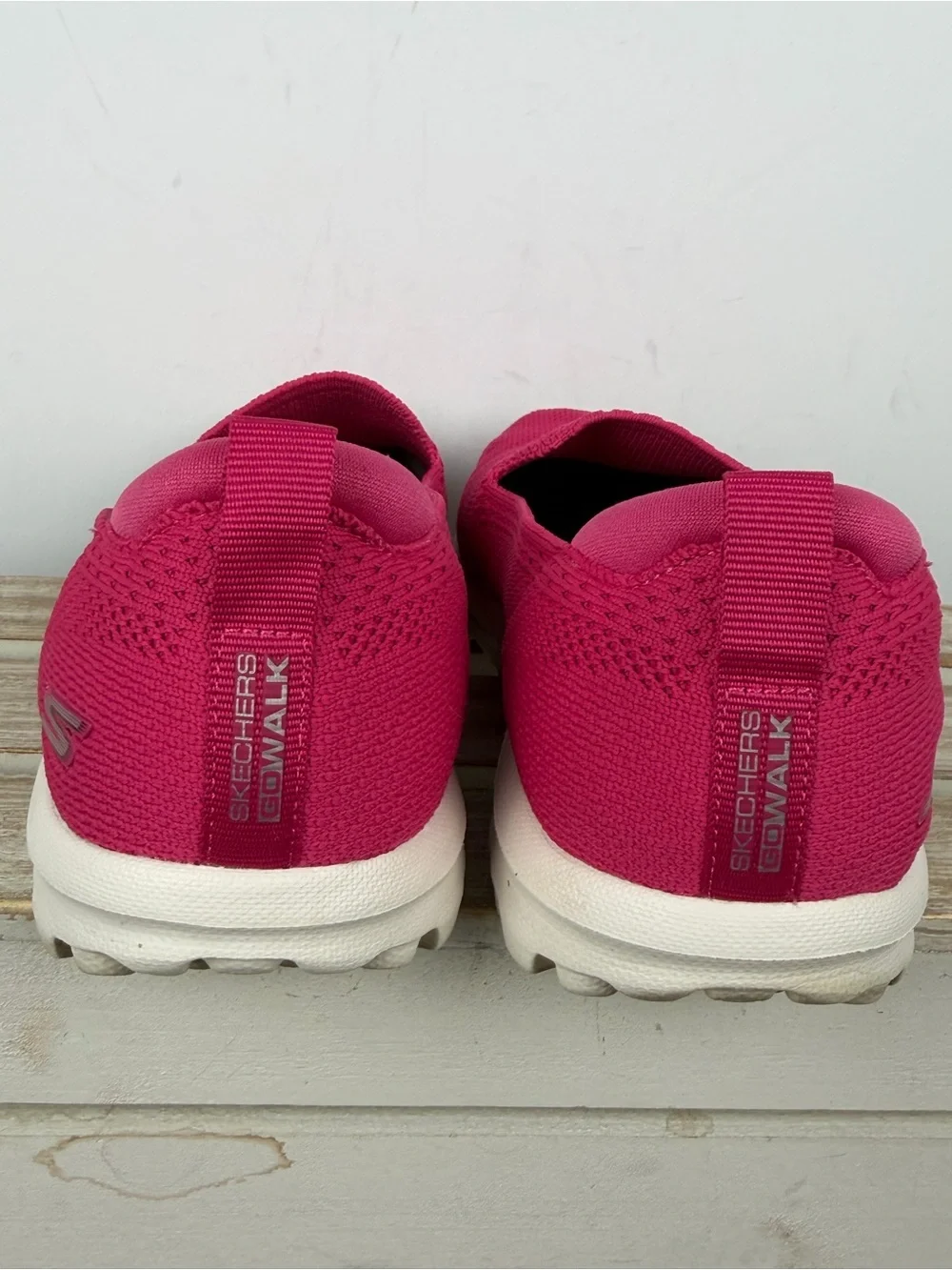 Skechers GOwalk 5 slip-on walking shoes breathable mesh upper a Goga Mat Sz 8.5